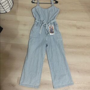 Striped Blue Jumpsuit
